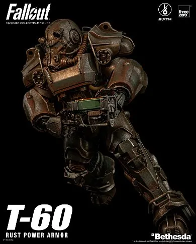 Фигурка Силовая броня — ThreeZero Fallout T-60 Rust Power Armor 1/6