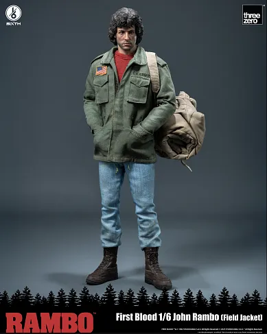 Фигурка Рэмбо — ThreeZero Rambo First Blood Field Jacket 1/6