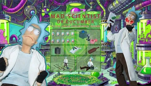 Фигурка Рик Санчез — Joy Man Toys JM006 Dr Cucumber 1/12