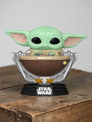 Фигурка Grogu in Pram — Funko Pop! Bobble Star Wars Mandalorian and Grogu Vinyl 923