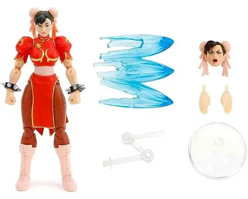 Фигурка Chun-Li Red Dress — Jada Ultra Street Fighter II Figure