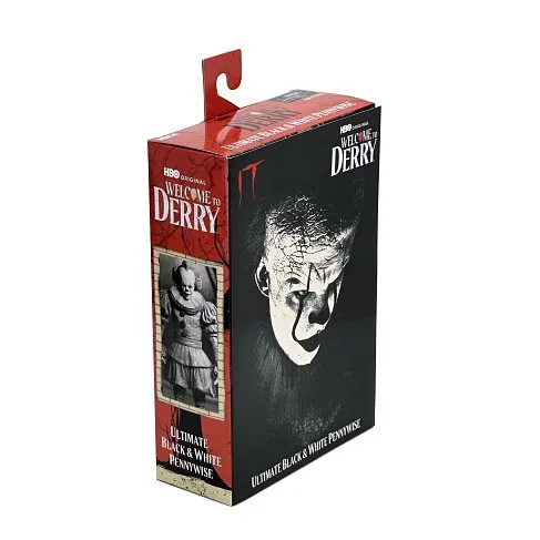 Фигурка Pennywise Black White — Neca Ultimate IT Welcome to Derry  Figure