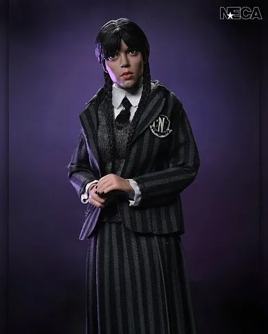 Фигурка Wednesday Addams and Enid Sinclair Nevermore Uniforms — Neca Clothed Action Figure