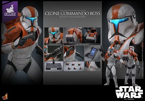 Фигурка Clone Commando Boss — Hot Toys TMS151 Star Wars Clone Wars 1/6