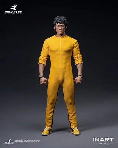 Фигурка Брюс Ли — Inart GyA036 Bruce Lee Yellow Jumpsuit 1/12