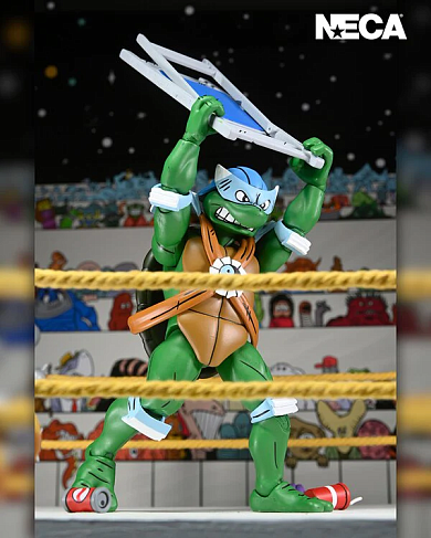 Фигурки Stump Wrestling 4-pack — Neca Teenage Mutant Ninja Turtles Archie Comics