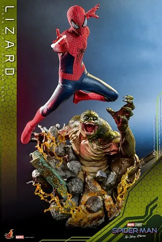 Фигурка Человек-Паук — Hot Toys MMS658/ ACS013 Amazing Spider-Man 2+Lizzard 1/6
