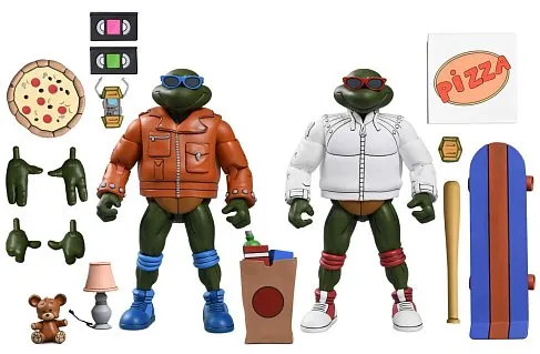 Фигурки Punk Leo and Punk Raph 2-pack — Neca Teenage Mutant Ninja Turtles Cartoon