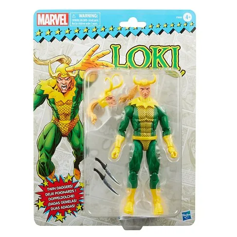 Фигурка Retro Loki — Hasbro Marvel Legends