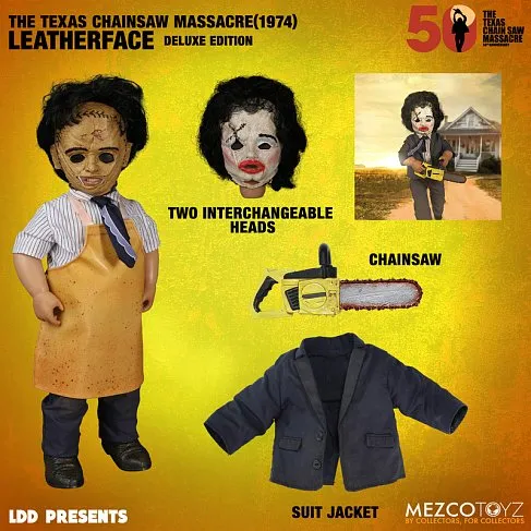Фигурка Texas Chainsaw Massacre 1974 Leatherface — Mezco LDD Deluxe Edition