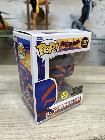 Фигурка Spider-Man 2099 — Glow-in-the-Dark Pop! Vinyl 1267 EE Exclusive BD