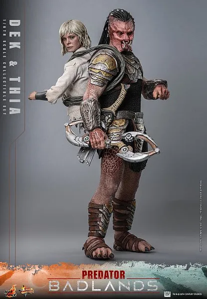 Фигурка Хищник — Hot Toys MMS850 Predator Badlands Dek and Thia set 1/6