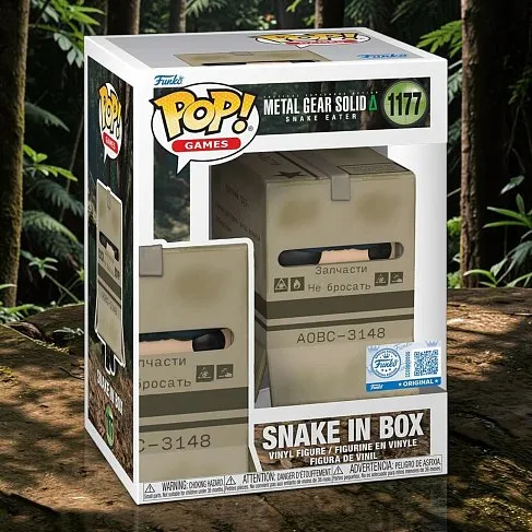 Фигурка Metal Gear Solid Snake in Box Exc — Funko Pop Vinyl 1177
