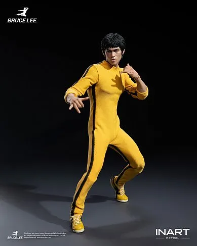 Фигурка Брюс Ли — Inart GyA036 Bruce Lee Yellow Jumpsuit 1/12