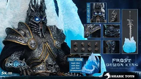 Фигурка Lich King Arthas — Shark Toys SK-008 Frost Demon King 1/6