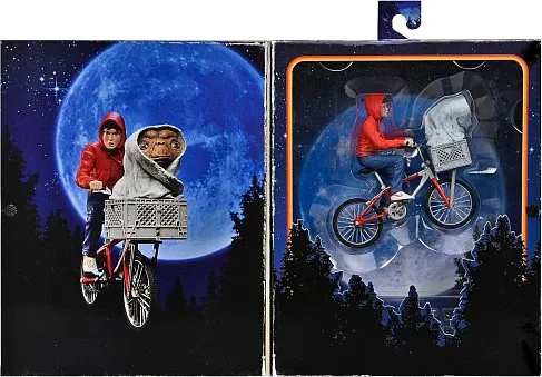 Фигурка Инопланетянин — Neca 40th Anniversary ET Elliott on Bicycle Ultimate