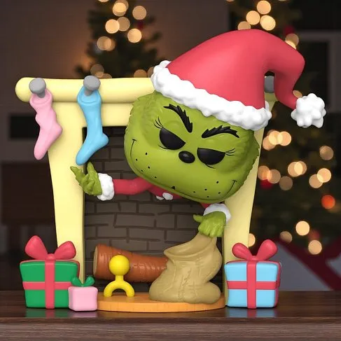 Фигурка Grinch w Bag Deluxe — How Grinch Stole Christmas Funko Pop! Vinyl 35