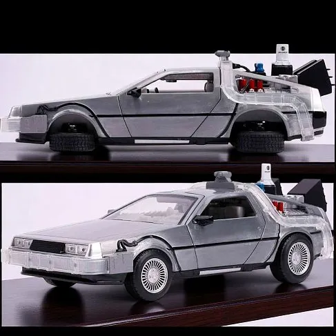 Модель ДеЛориан — Back to the Future 2 Die-Cast Time Machine 1/24