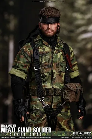 Фигурка Metal Gear Solid — Ekuaz Studio EKS011 Snake Boss ERDL Camo 1/6 