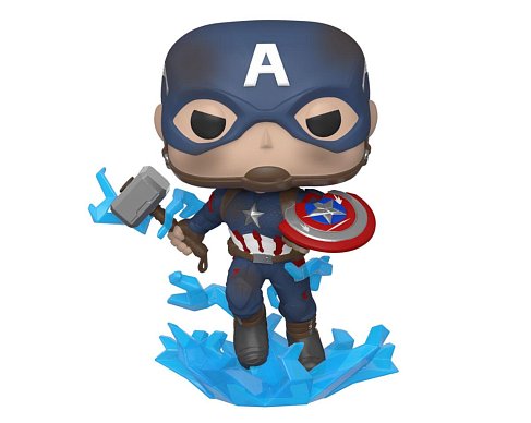 Фигурка Captain America — Funko Avengers Endgame POP! Broken Shield w Mjölnir