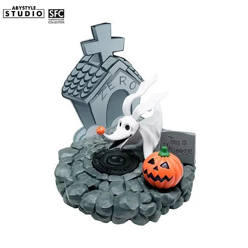 Фигурка Nightmare Before Christmas Zero — Abystyle Studio 1/10 PVC Statue