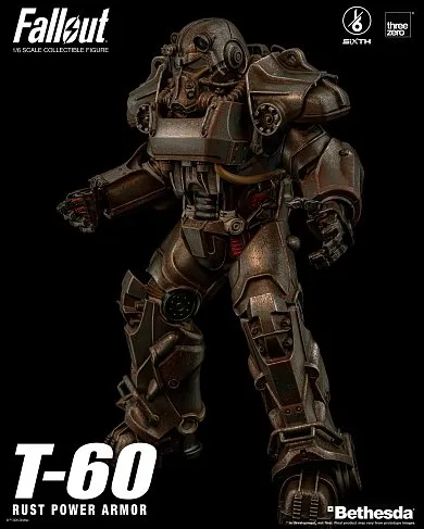 Фигурка Силовая броня — ThreeZero Fallout T-60 Rust Power Armor 1/6