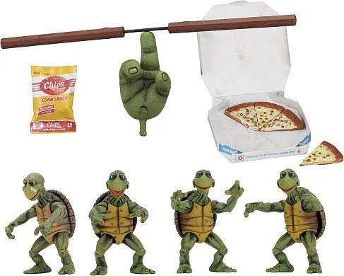 Набор Baby Turtles — Neca Teenage Mutant Ninja Turtles 4-Pack 1/4