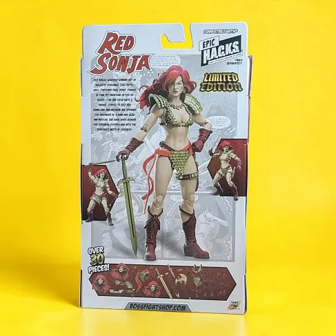 Фигурка Red Sonja Limited Gold and Red — Boss Fight Studio Epic HACKS Figure
