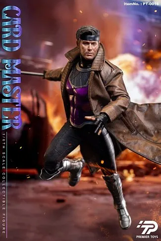 Фигурка Card Master Deadpool & Wolverine Gambit — Premier Toys PT-0016 1/6