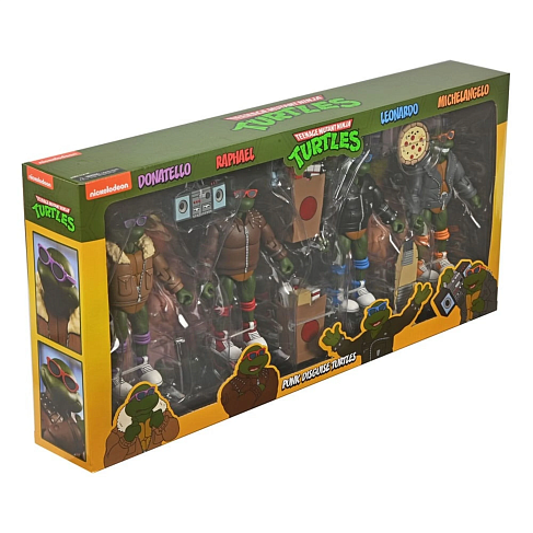 Фигурки Черепашки Ниндзя — Neca Punk Turtles 4-pack