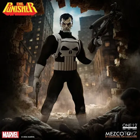 Фигурка Каратель — Mezco Marvel 1/12 Punisher