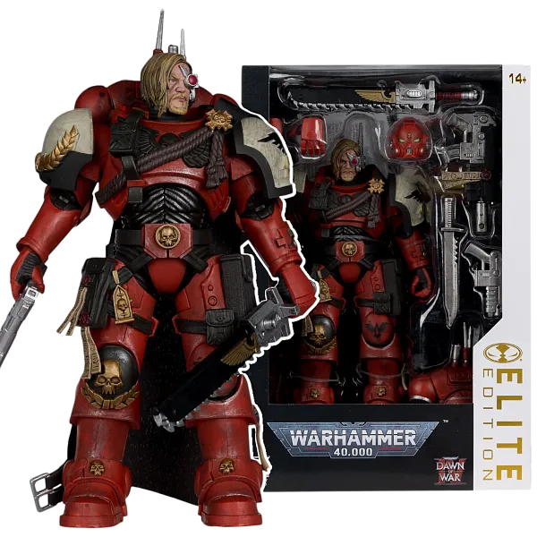 Фигурка Warhammer Dawn Of War 4 Captain Cyrus In Phobos Armor — McFarlane Toys Warhammer 40000