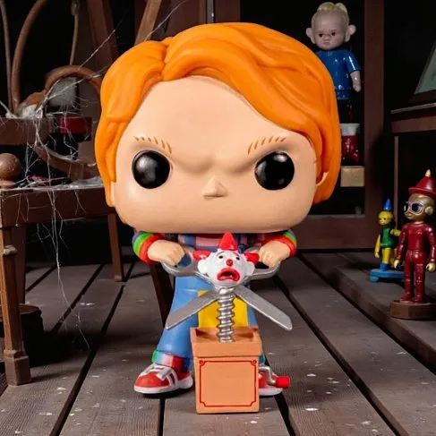 Фигурка Chucky w Buddy Giant Scissors — Funko POP! Horror 841