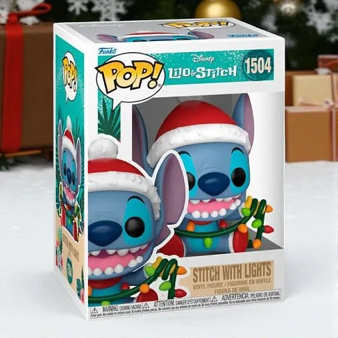 Фигурка Stitch with Lights — Disney Funko Pop! Vinyl 1504