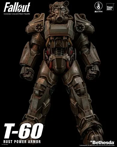 Фигурка Силовая броня — ThreeZero Fallout T-60 Rust Power Armor 1/6