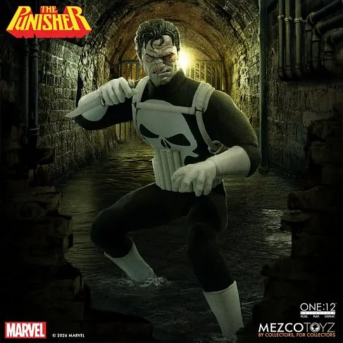 Фигурка Каратель — Mezco Marvel 1/12 Punisher