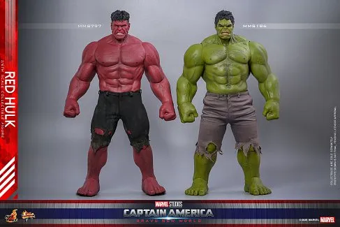 Фигурка Red Hulk — Hot Toys MMS797 Captain America Brave New World 1/6