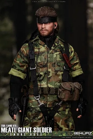 Фигурка Metal Gear Solid — Ekuaz Studio EKS011 Snake Boss ERDL Camo 1/6 
