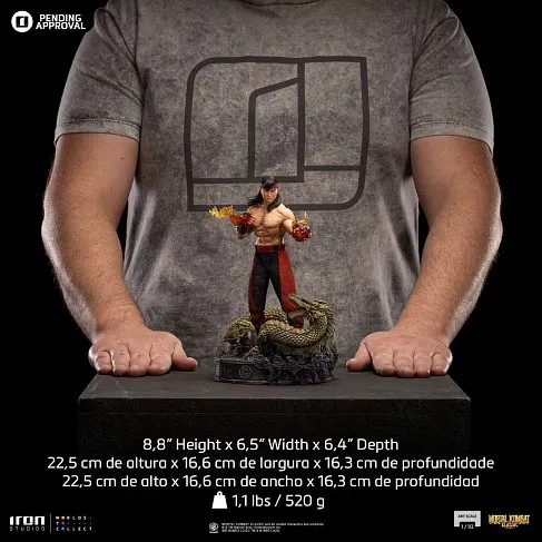 Фигурка Liu Kang — Iron Studios Mortal Kombat DLX 1/10