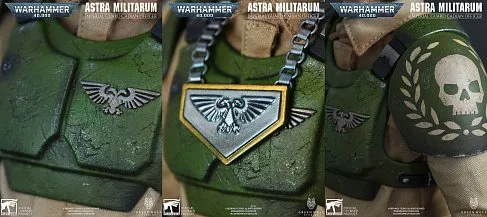 Фигурка Cadian Officer — Green Wolf Warhammer 40000 1/6 Figure