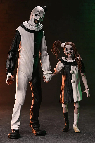 Фигурка Ultimate Art the Clown and Little Pale Girl — Neca Terrifier 2 2-Pack