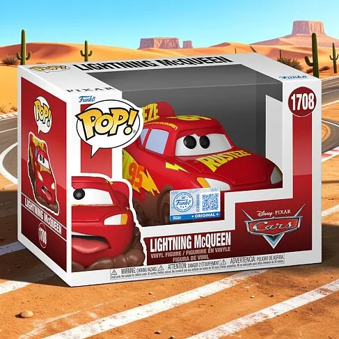 Фигурка Cars Lightning McQueen Exc — Funko Pop! Vinyl 1708
