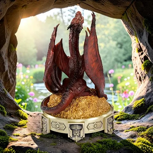 Статуэтка Смауга — Noble Collection The Hobbit Incense Burner Smaug