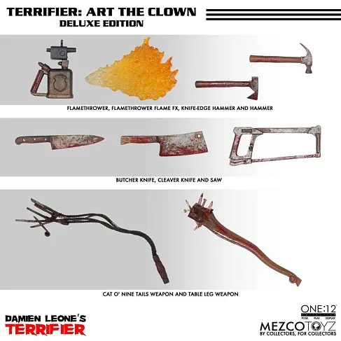 Фигурка Terrifier Art the Clown Deluxe — Mezco One 12 Collective