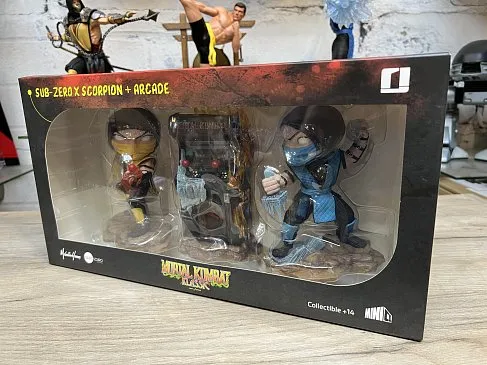 Фигурка Scorpion vs Subzero — Iron Studios Minico Mortal Kombat Arcade Set MiniCo BD