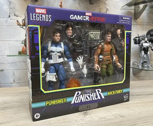 Фигурка Punisher and Nick Fury — Hasbro Marvel Legends Gamerverse