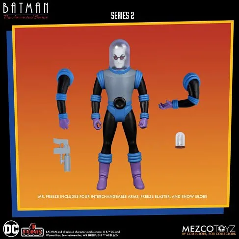 Фигурки Бэтмен — Mezco Toyz 5 Points Batman Animated Deluxe Set Series 2