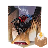 Фигурка Miles Morales Spider-Man №1 — McFarlane Toys 1/10 Posed Figure w Scene BD