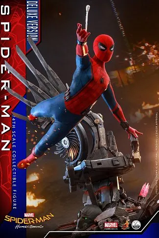 Фигурка Спайдермен — Hot Toys Spider-Man Homecoming Quarter Scale 1/4 Deluxe