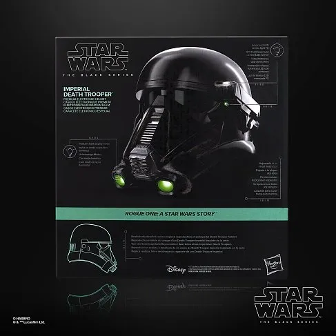 Шлем Star Was Imperial Death Trooper — Hasbro Black Series Electronic Helmet